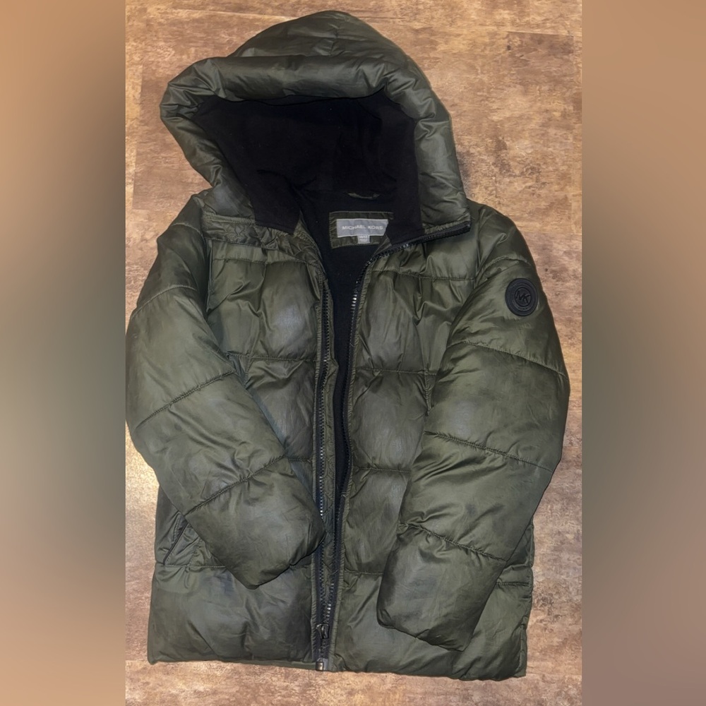 Michael Kors Khaki Puffer Jacket